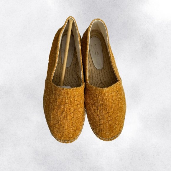 Mustard Yellow Slip-On Espadrilles (9) - Picture 3 of 8